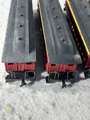 Rare Roundhouse Strasburg Railway Passenger 4 Car Set HO  (Ex Boxes)