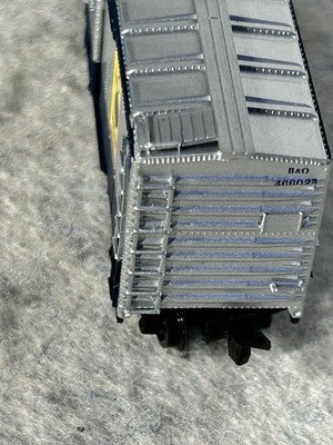 Beautiful Intermountain Baltimore & Ohio RR 40’ Box Car  N Gauge