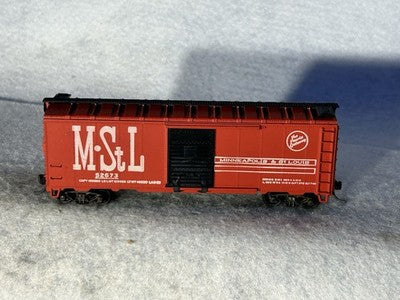 Nice Athearn Blue Box Saulte St. Marie RR 40’ Box Car/KD’s (No Box)