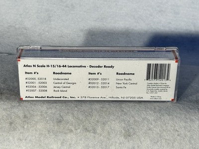 Classic ATLAS NEW YORK CENTRAL RR   FM H-16-44 Locomotive N Gauge DCC READY