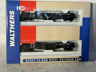 Classic Walthers Baltimore & Ohio RR 46’ 2-Car Gondola Set HO