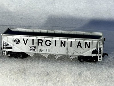 Beautiful Virginian RR 4-Bay Hopper Car HO Gauge (Ex Box)