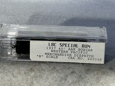 Nice Intermountain Western Pacific RR 40’ Box Car N Gauge