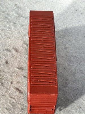 CoolAthearn Blue Box Burlington Route RR 40’ High Cube Box/Metal Wheels/KD’s HO