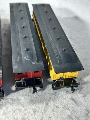 Rare Roundhouse Strasburg Railway Passenger 4 Car Set HO  (Ex Boxes)