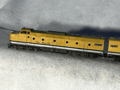 Cool Rivarossi Krause-Maffei Denver & Rio Grande A-A Loco  HO (Ex-Boxes)