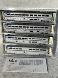 Beautiful KATO Amtrak Superliner Phase IV 4-Car Passenger Set “A” N GAUGE