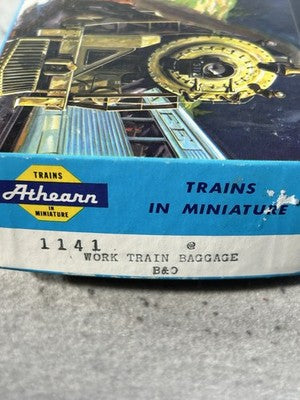 RARE Athearn B & O RR Work Baggage/RPO 2 Car Set HO