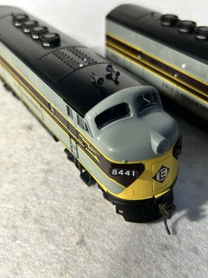 Nice  Stewart Erie Lackawanna RR F-7 A-B-B-A Phase 1 Set (A’s Pow./B’s Unp.) HO