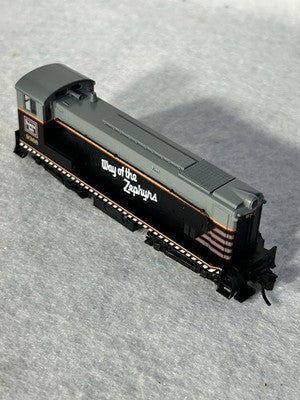 Gorgeous Atlas CB & Q RR VO-1000 Switcher  Locomotive N Gauge DCC Ready