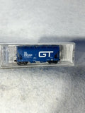 Nice Micro Trains Grand Trunk Western RR 2 Bay Covered Hopper Car N Gauge