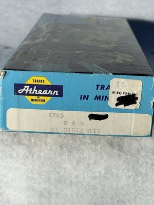 Nice Athearn Baltimore & Ohio RR Streamlined 2-Car Passenger Set HO