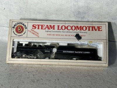 Beautiful Bachman Southern Pacific RR 4-6-0 Steam Loco, Smoke/Headlight