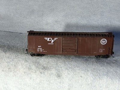 Nice Athearn Mo Pac RR 50’ Box Car HO KD’s Metal Wheels (Ex Box)