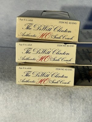 Vintage Bachman “The De Witt Clinton” Steam Engine/3-Coach Passenger Set HO