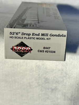 Cool Proto 2000 C & S RR 52’ Drop End Mill Gondola Kit HO