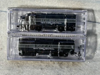 Nice Intermountain New York Central RR  Lightning FT-A/B Both Powered Loco Set N