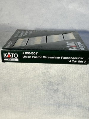 Beautiful KATO Union Pacific Streamliner 4-Car Passenger Set “A” N GAUGE