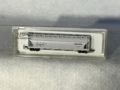 Nice Atlas New York Central RR 4-Bay Cylindrical Hopper Car N Gauge