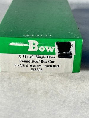 Nice Bowser Various Roads 40’ Box Car  Kits HO(PRICE IS PER CAR; Specify Choice)