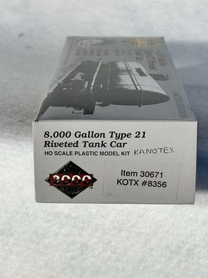 Nice Proto 8,000 Gallon Tank Car Kits HO Var. Roads(PRICE/CAR; SPECIFY CHOICE)