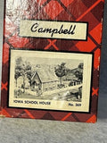 Cool Campbell Scale Models, HO Iowa School House Craftsman Kit