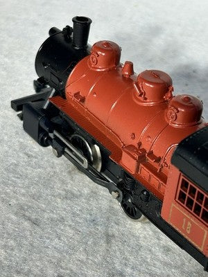 Beautiful Model Power Vintage Santa Fe  4-4-0 Steam Loco HO
