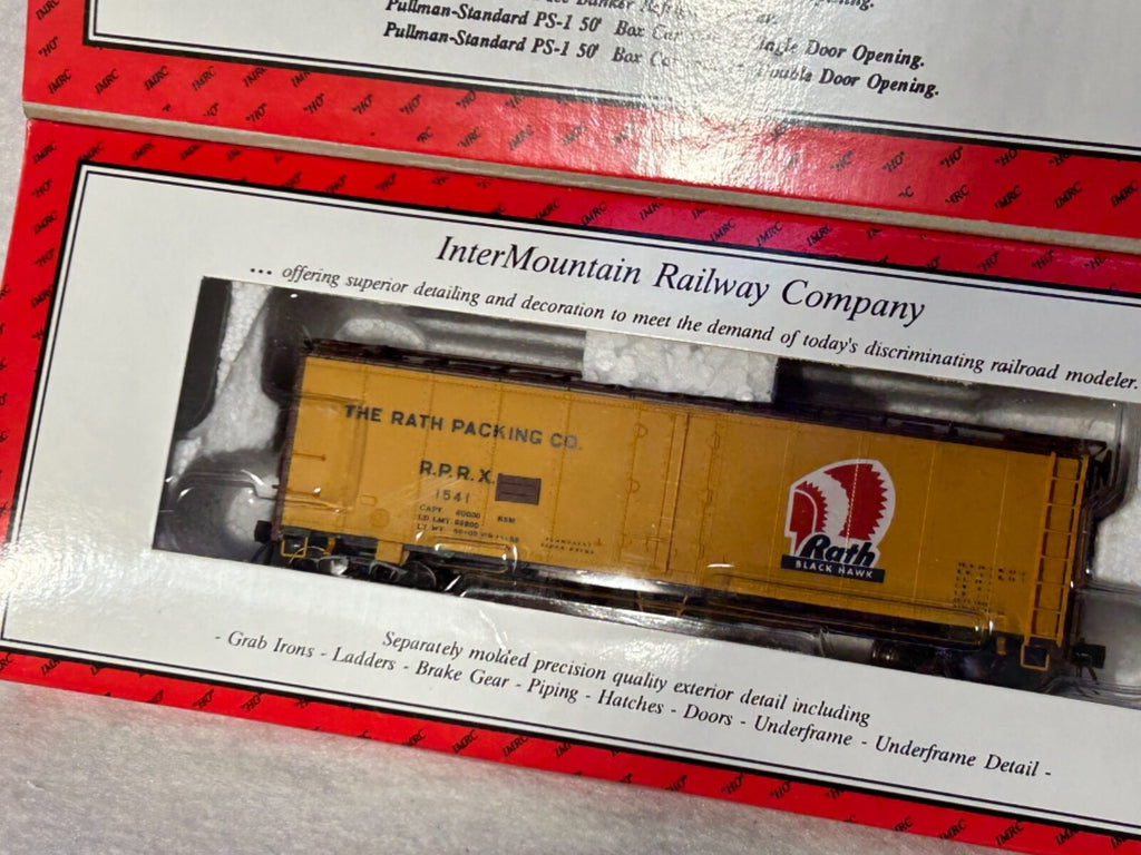 Intermountain 40’ Box/Reefer Cars HO (SPECIFY WHICH YOU WANT WHEN ORDERING)