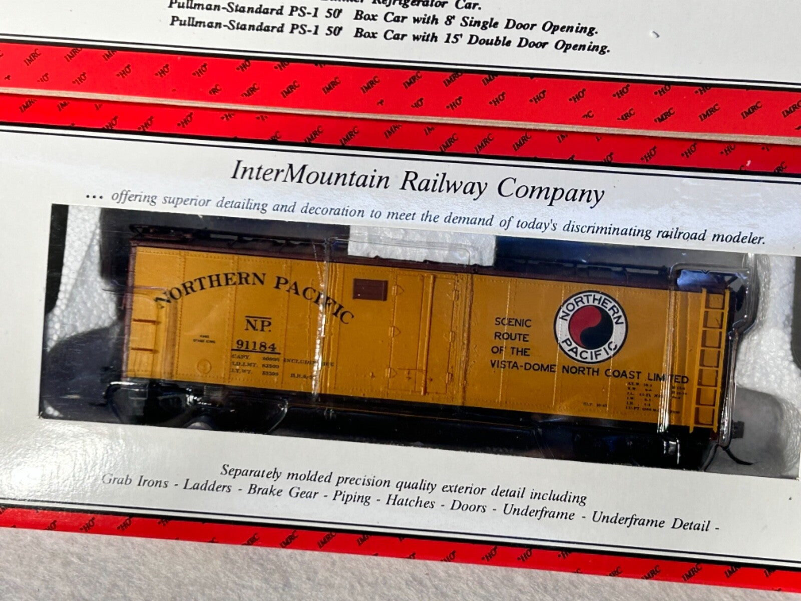 Intermountain 40’ Box/Reefer Cars HO (SPECIFY WHICH YOU WANT WHEN ORDERING)
