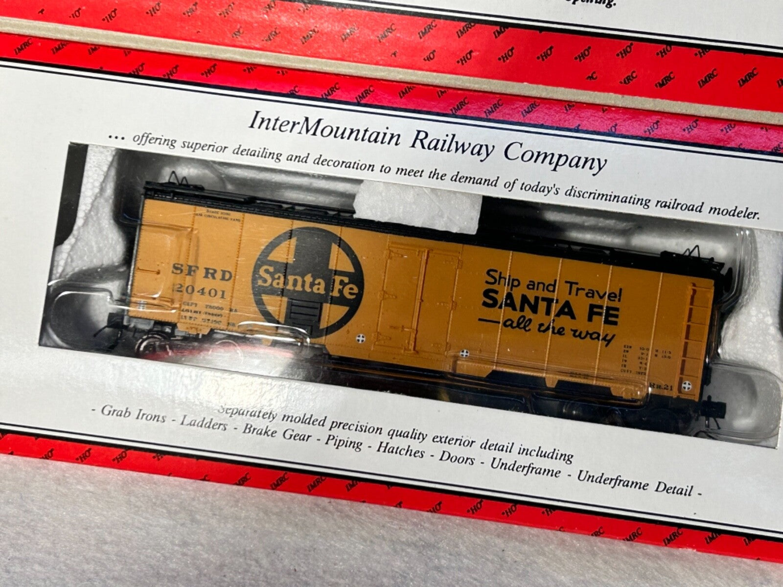 Intermountain 40’ Box/Reefer Cars HO (SPECIFY WHICH YOU WANT WHEN ORDERING)