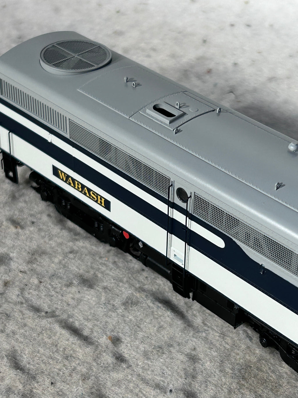 Beautiful Rapido Wabash railroad F3 – A #1204 Locomotive DCC/Sound
