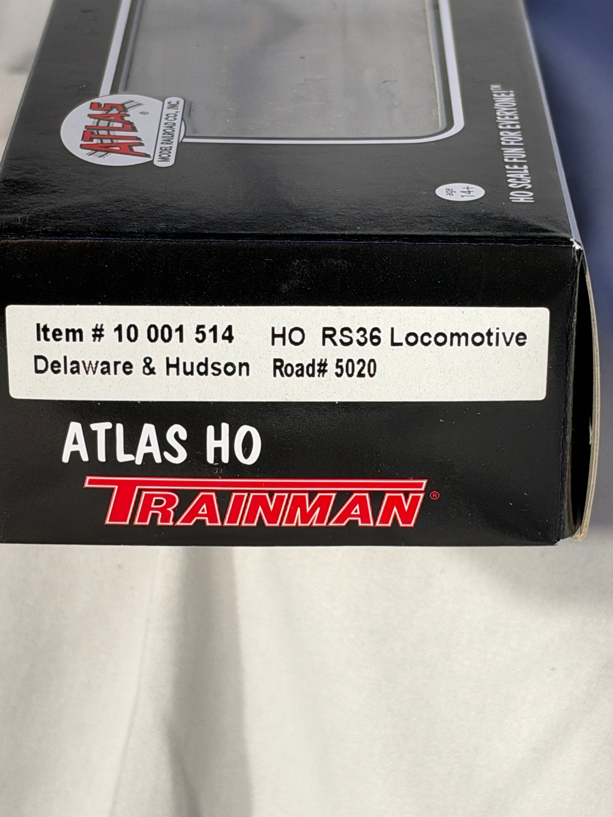 Sleek ATLAS Trainman Delaware & Hudson RR RS-36 Locomotive # 5020 HO