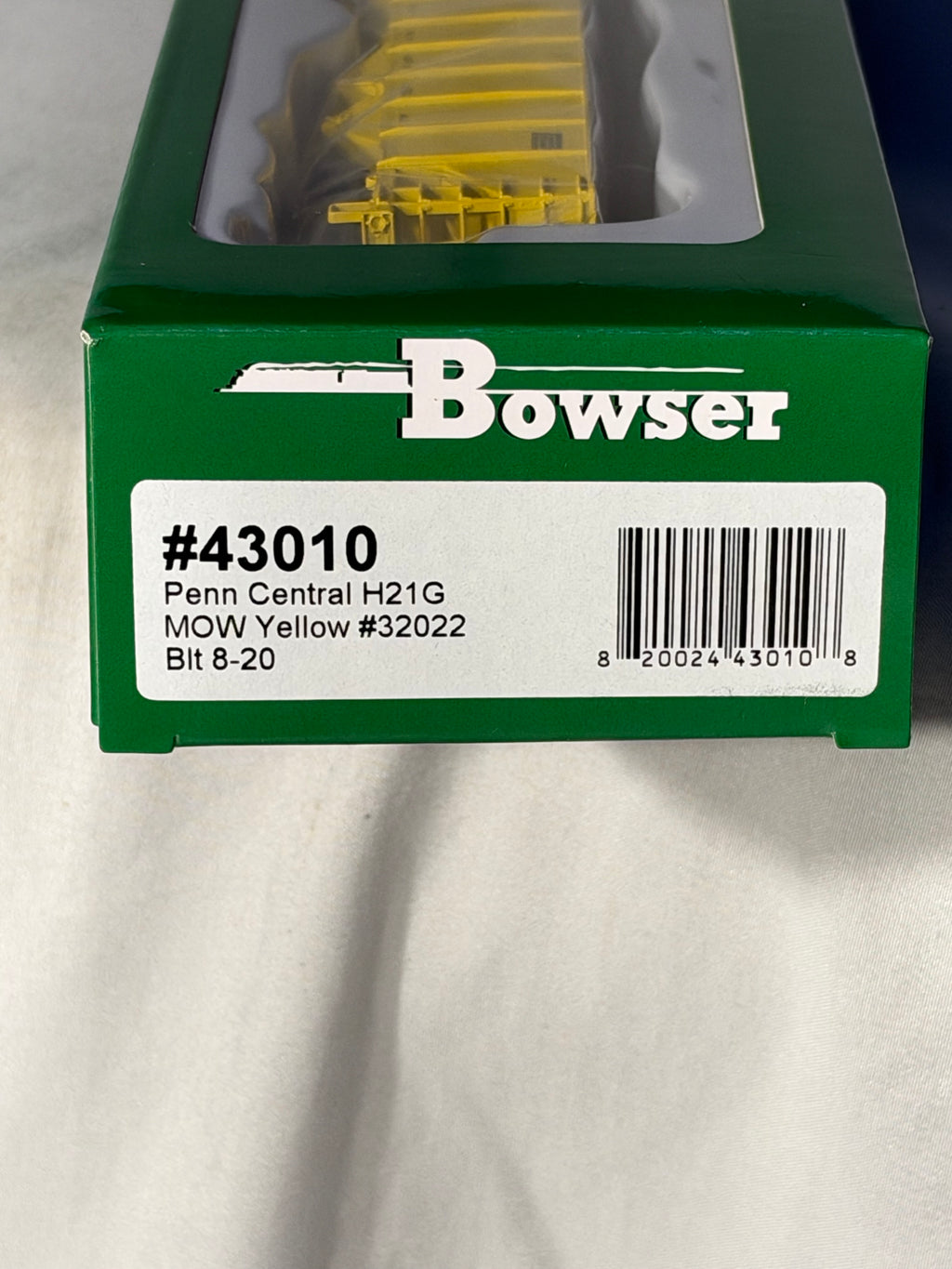 Detailed Bowser Penn Central RR 4-Bay MOW Hopper Car HO