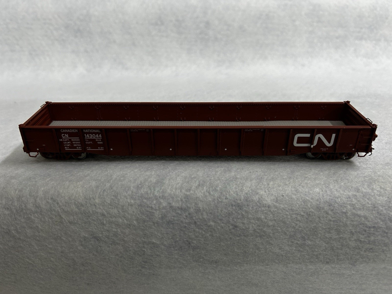 Sleek Rapido Canadian National 53’ Mill Gondola HO (Price Per Single Car)