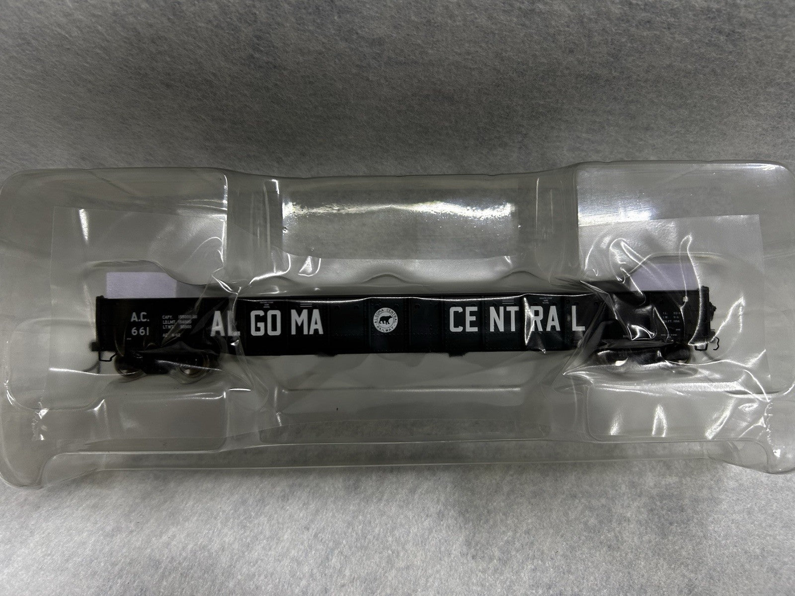 Sleek Rapido Algoma Central Railroad 53’ Mill Gondola HO  (Price Per Single Car)