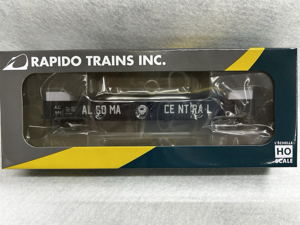 Sleek Rapido Algoma Central Railroad 53’ Mill Gondola HO  (Price Per Single Car)