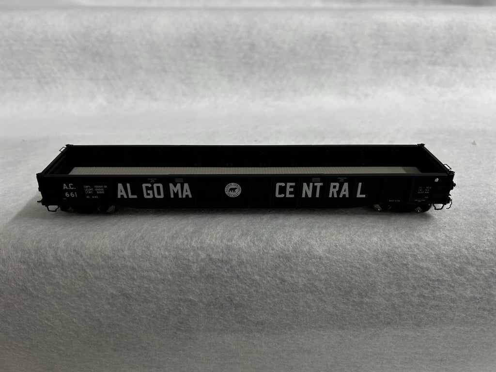 Sleek Rapido Algoma Central Railroad 53’ Mill Gondola HO  (Price Per Single Car)