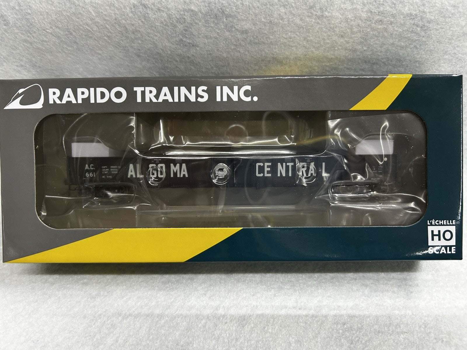 Sleek Rapido Algoma Central Railroad 53’ Mill Gondola HO  (Price Per Single Car)